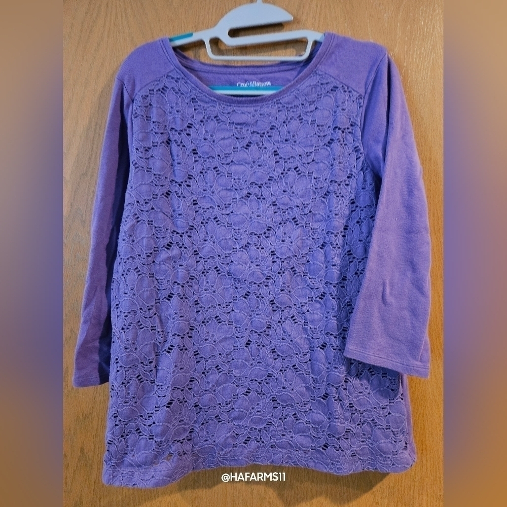Croft N Barrow Purple Top